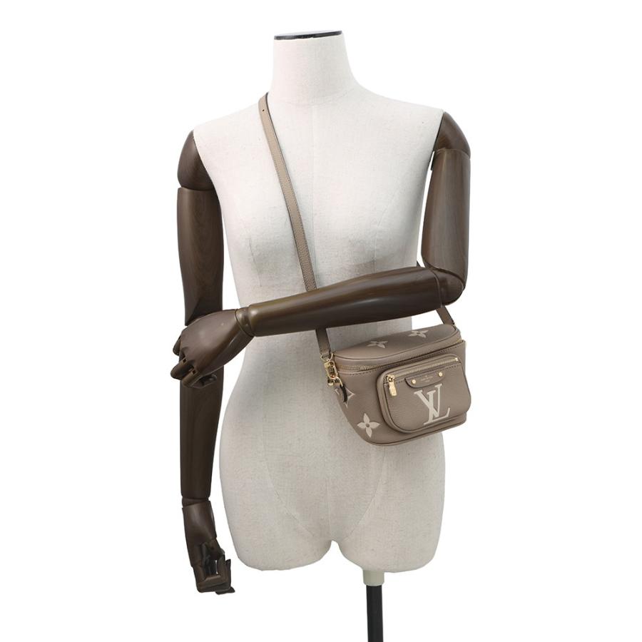 ルイヴィトン ショルダーバッグ モノグラム・アンプラント ミニ バムバッグ M83219 LOUIS VUITTON ミニ バムバッグ バイカラー モノグラム・アンプラント レザー｜ルイ