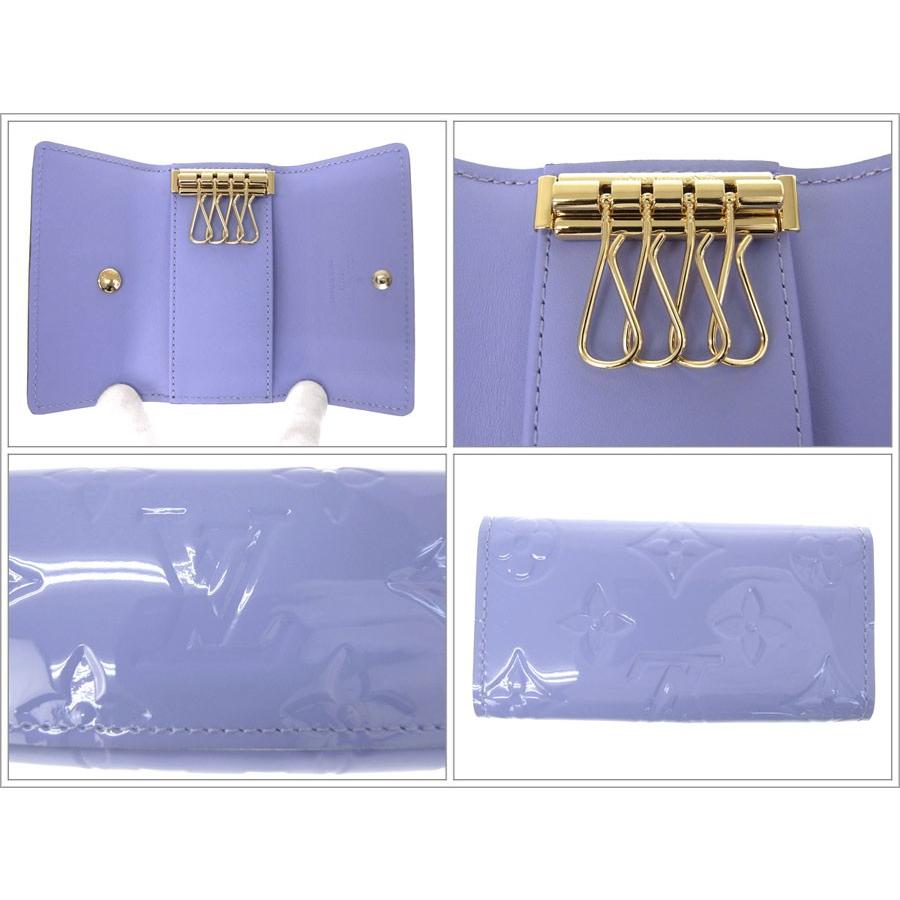 ルイヴィトン キーケース モノグラム ヴェルニ ミュルティクレ4 M90146