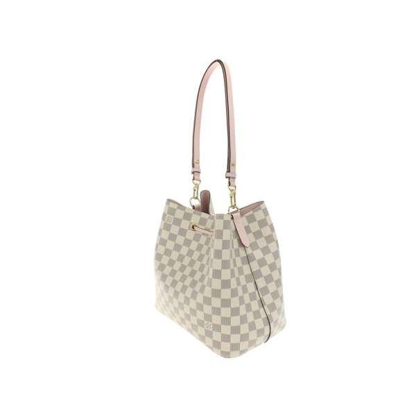 LOUIS VUITTON ルイ・ヴィトン バッグ ネオノエ ダミエ・アズール オードローズ ﾊﾞｯｸﾞ N40152 ショルダーバッグ
 ダミエアズールキャンバス  アズール オードローズ 白/ピンク レディース【中古】 LOUIS VUITTON（ルイ・ヴィトン） ショルダーバッグ ダミエアズール