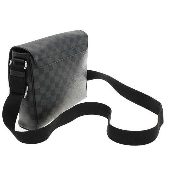 ルイヴィトン LOUIS VUITTON ディストリクトPM  N41054 ダミエグラフィット ステッカーズ  カバン 斜め掛け フラップ ショルダーバッグ ダミエグラフィットキャンバス ブラック LOUIS VUITTON - ルイヴィトン LOUIS VUITTON ディストリクトPM N41054
