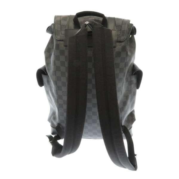 完動品 ルイヴィトン リュックサック ダミエ・グラフィット クリストファーPM N41379 LOUIS VUITTON ヴィトン バックパック 【YWU3298117404】(116220円)