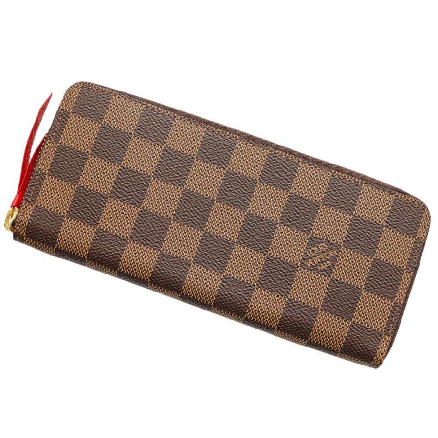 LOUIS VUITTON / ポルト・フォイユ・クレマンス_ダミエ・エベヌ/長財布/PVC/BRW/N60534 ルイヴィトン 長財布 ダミエ・エベヌ ポルトフォイユ・クレマンス