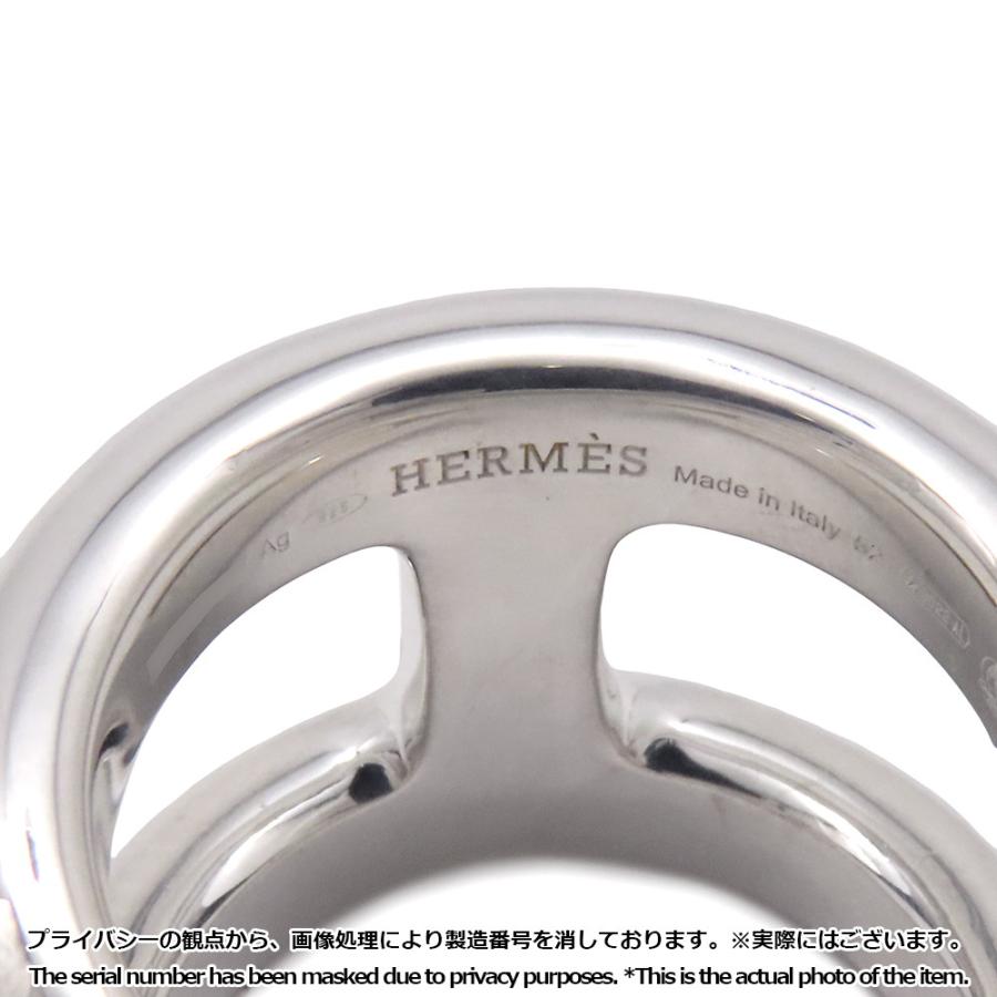 エルメス リング オスモズGM Osmose SV925シルバー リングサイズ52
