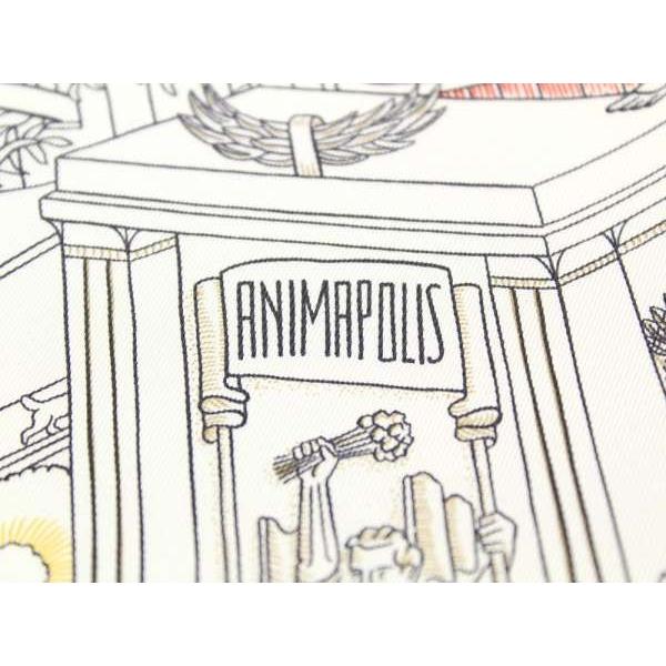 HERMES（エルメス） スカーフ カレ90 アニマポリス Animapolis シルク