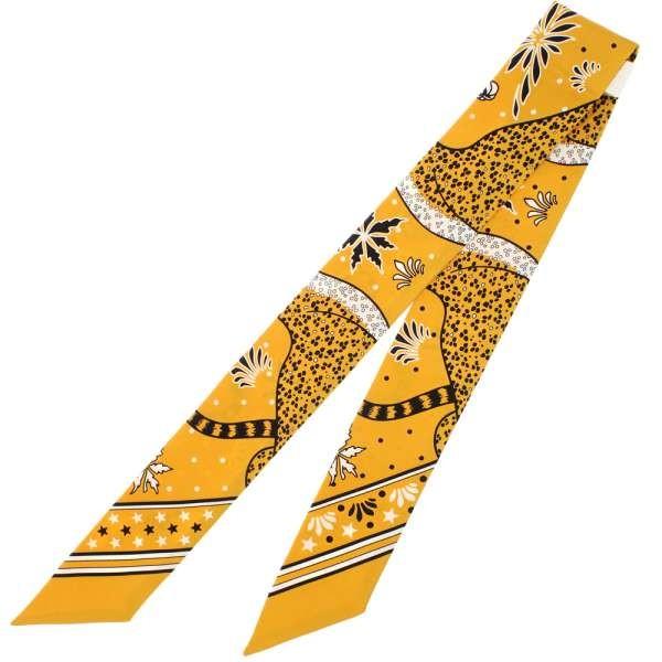 HERMES（エルメス） スカーフ ツイリー レオパード バンダナ Les