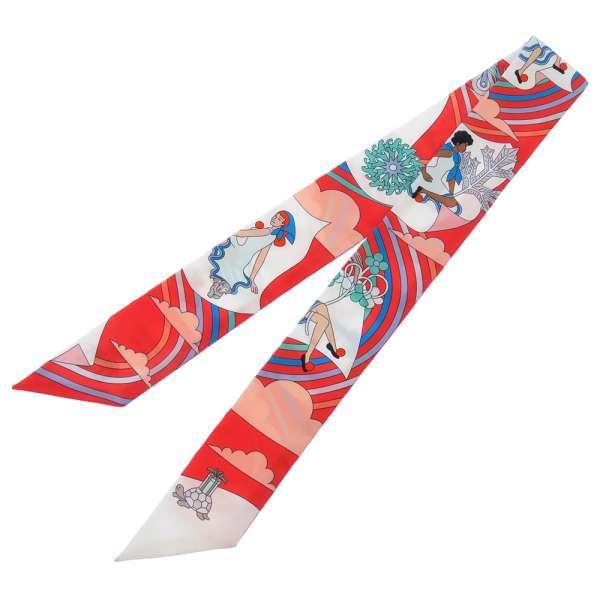 HERMES（エルメス） スカーフ ツイリー 空飛ぶカレ Carres Volants