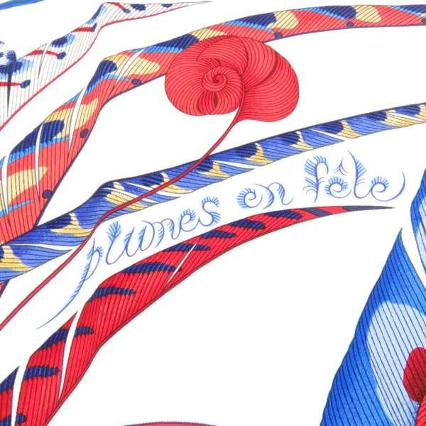 【訳あり】エルメス　カレ　90 シルク　プリュムアンフェット HERMES】エルメス『カレ90 プリュム アン フェット plumes en
