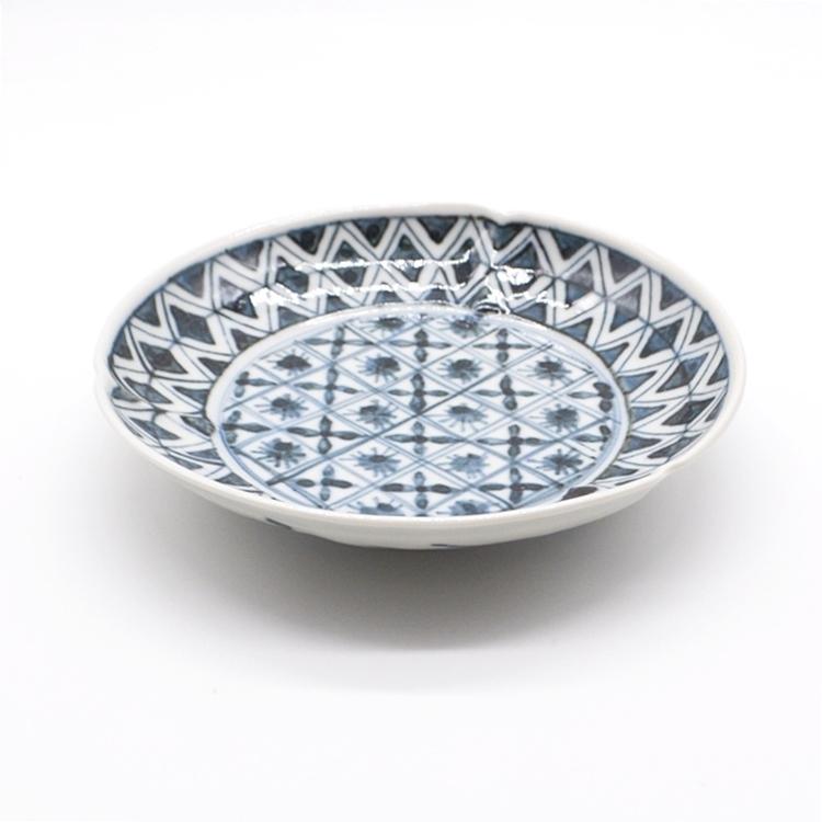 吉井史郎氏玄釉長大皿