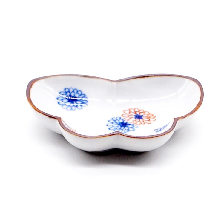 色絵菊花文蝶型豆皿 萠窯 : GALLERY掌 - 通販 - Yahoo!ショッピング