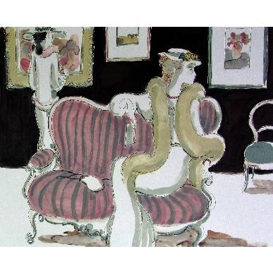 サージ マルジス SERGE MARJISSE『赤い花』