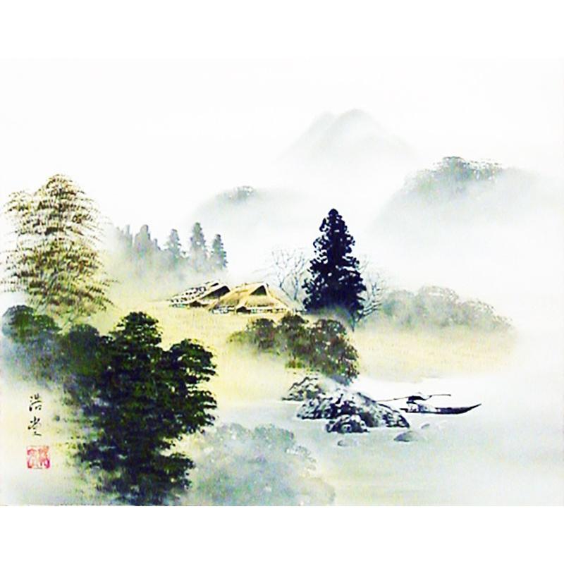 桜井浩堂 『彩色山水』 掛軸(尺八横) : 内田画廊 - 通販 桜井浩堂 『彩色山水』 掛軸(尺八横) : 内田画廊 - 通販