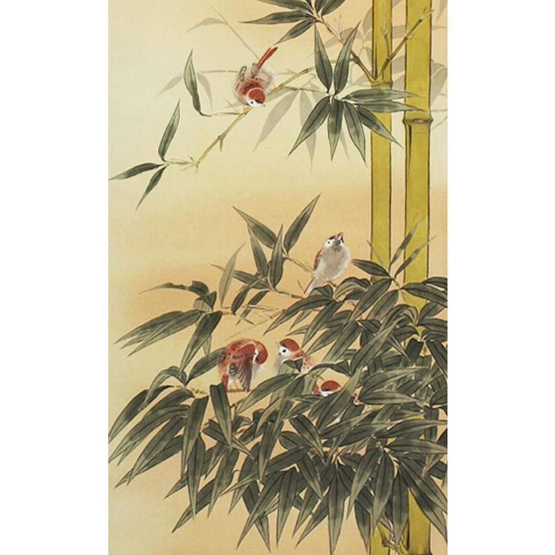 日本画（絹本着彩）　中塚一杉 日本画（絹本着彩） 中塚一杉 日本画（絹本着彩） 中塚一杉