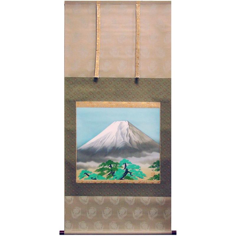 島村蒼竹 『富士』 掛軸(尺八横) : 内田画廊 - 通販 - Yahoo!ショッピング