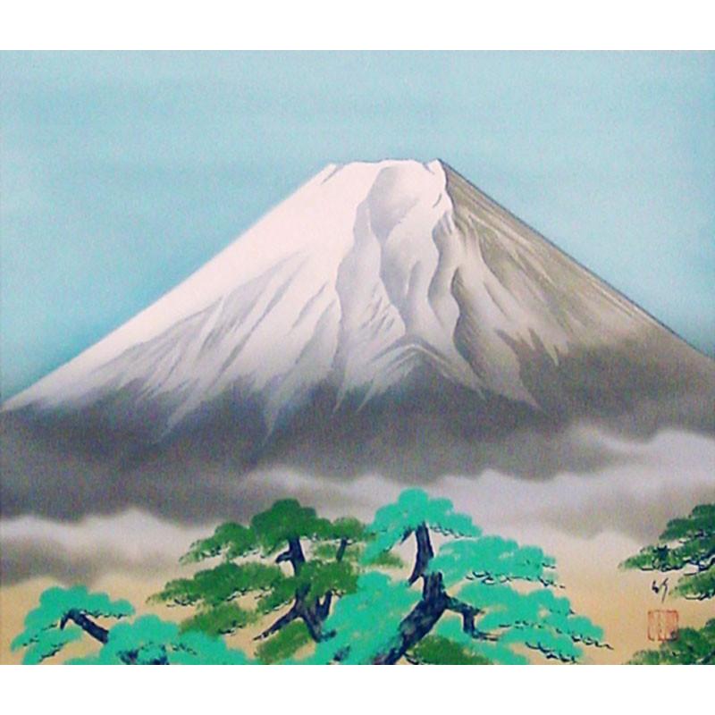 島村蒼竹 『富士』 掛軸(尺八横) : 内田画廊 - 通販 - Yahoo