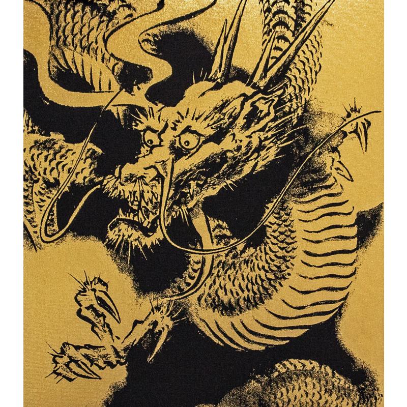 本金押箔 工芸 額装「 龍 」 23K ゴールド品質認定証つき 伝統 本金押箔 工芸 額装「 龍 」 23K ゴールド品質認定証つき 伝統