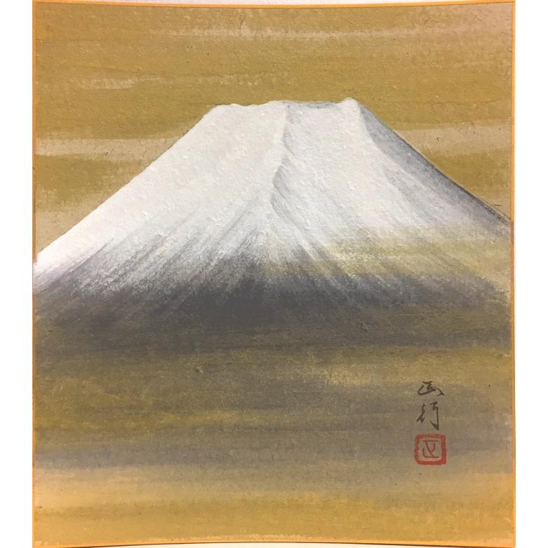 版画 題 白富士 版画 題 白富士