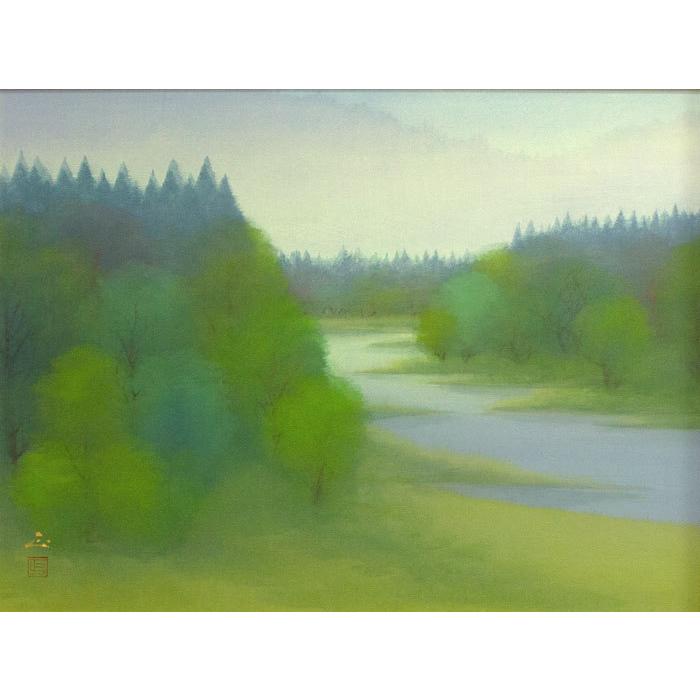 河本正の風景画（日本画）