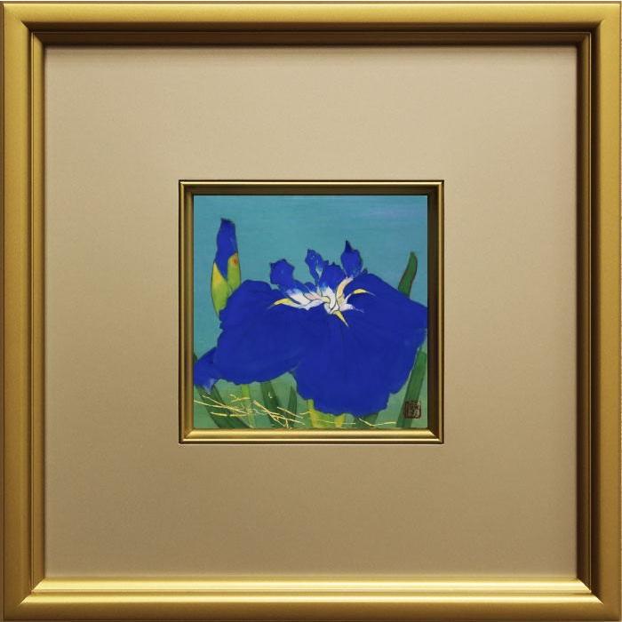 上村俊明 花菖蒲 日本画 ミニアチュール N2 1277 S 内田画廊 通販 Yahoo ショッピング