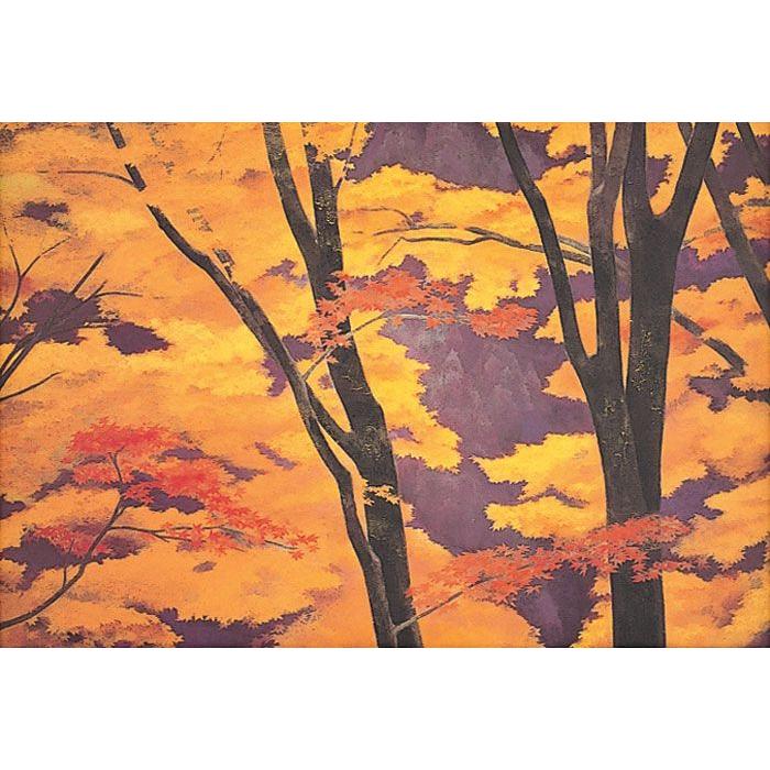 東山魁夷 「 照紅葉 ( てるもみじ )」 岩絵具方式 複製画　　　　絵画 日本画 高級 複製画 秋 日本の風景 送料無料｜gallery-uchida｜02