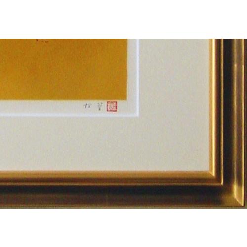 仲村寛、【四季四題の内「春」】、希少な額装用画集より、美品、新品額装付 仲村寛、【四季四題の内「春」】、希少な額装用画集より、美品、