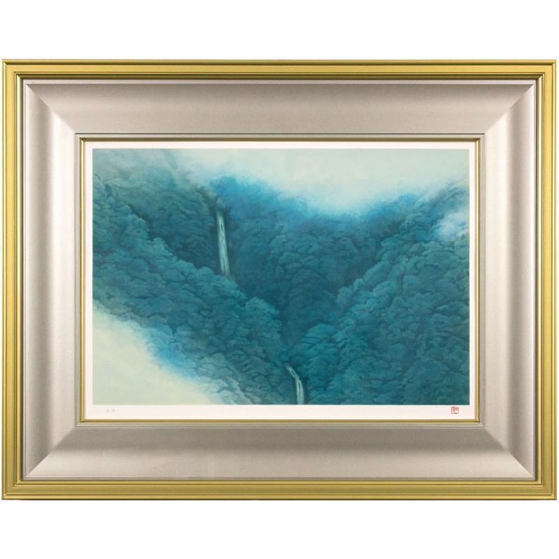 東山魁夷「山霊」複製画 東山魁夷 絵画 山霊 【海・山】【複製】【美術印刷】【巨匠】【6号