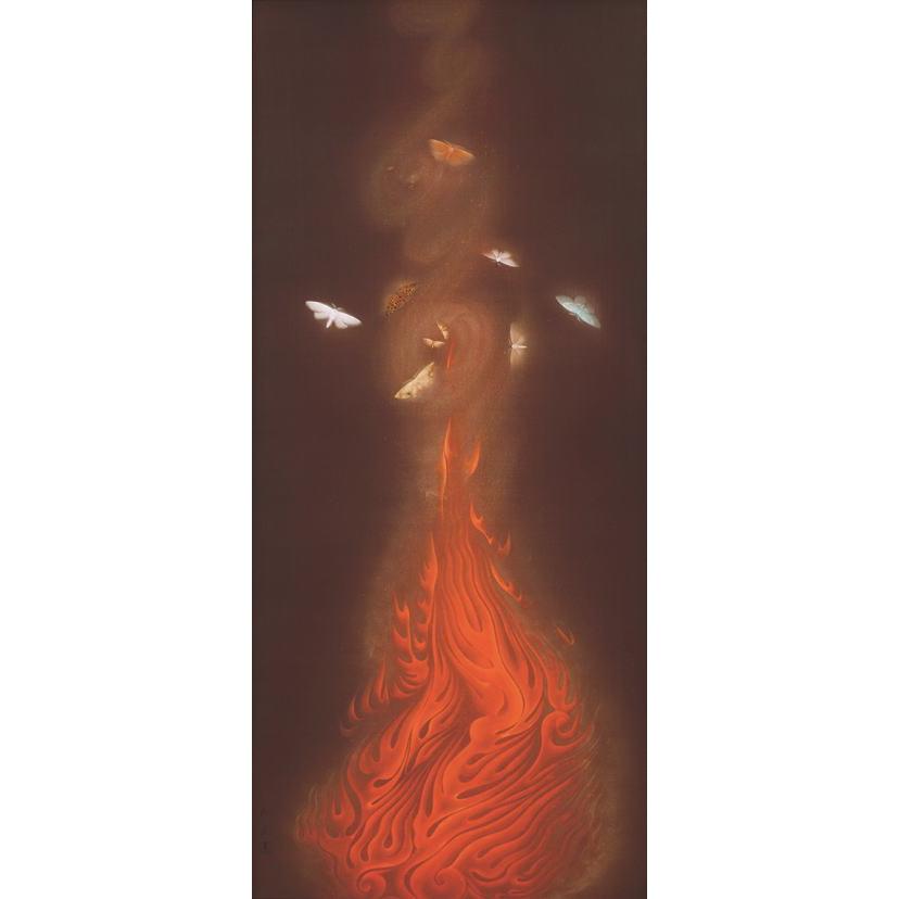 速水御舟　熟果　作品証明シール有り　日本画　真作 速水御舟 熟果 作品証明シール有り 日本画 真作 - メルカリ