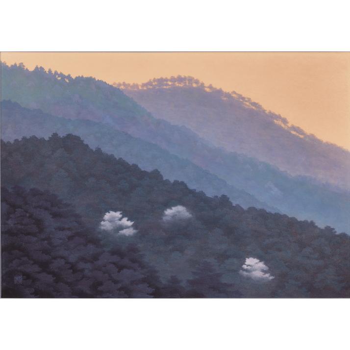 3-1358 東山魁夷　新復刻画『春の曙』 東山魁夷「春の曙(新復刻画)」買取実績｜【公式】美術品・絵画買取センター