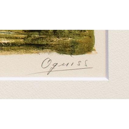 荻須高徳 「パリの橋の下 」 リトグラフ 石版画 版画 絵画 外国