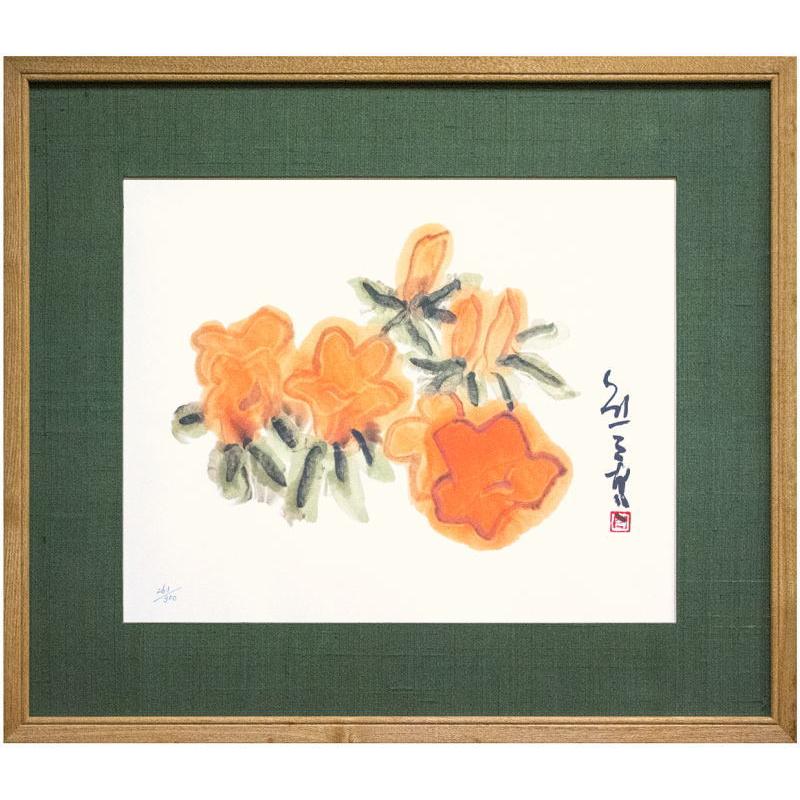 【真作】版画　作者不詳　サイン有　リトグラフ　風景画　名品　S104 真作】版画 作者不詳 サイン有 リトグラフ 風景画 名品 S104