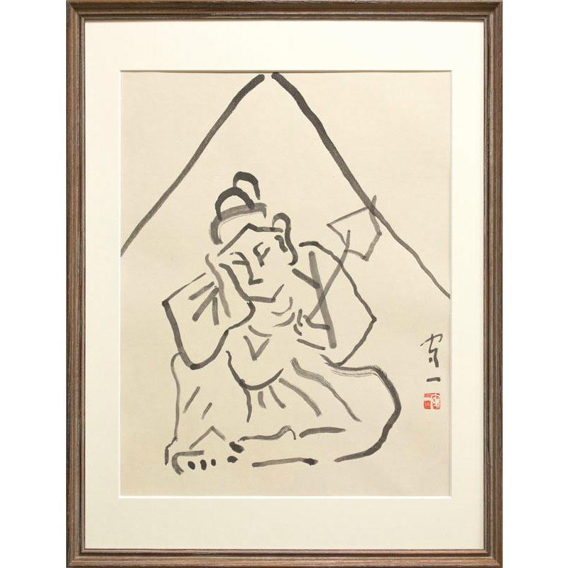 熊谷 守一、石仏、希少・限定額装用画集画 熊谷守一 「 石佛 」 生前作 木版画 : 内田画廊 - 通販 - Yahoo