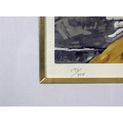 藤田嗣治 『花を持つ少女』 シルクスクリーン版画 : 内田画廊 藤田嗣治 『花を持つ少女』 シルクスクリーン版画 : 内田画廊