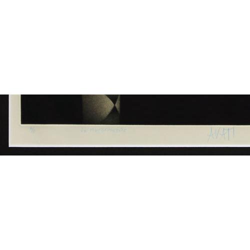 マリオ アバチ 『LA MAUBEUGEOISE』 メゾチント(銅版画) : 内田画廊