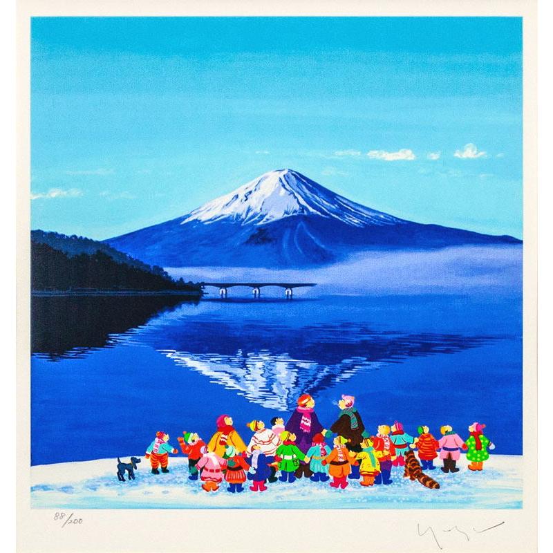 山形博導　ヒロヤマガタ　シルクスクリーン　四季　夏 山形博導ヒロヤマガタシルクスクリーン四季夏