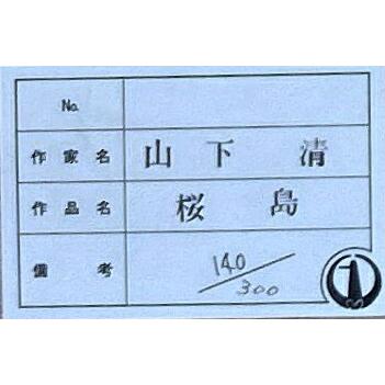 山下 清「 桜島 」6号大 リトグラフ 版画 : 内田画廊 - 通販 - Yahoo