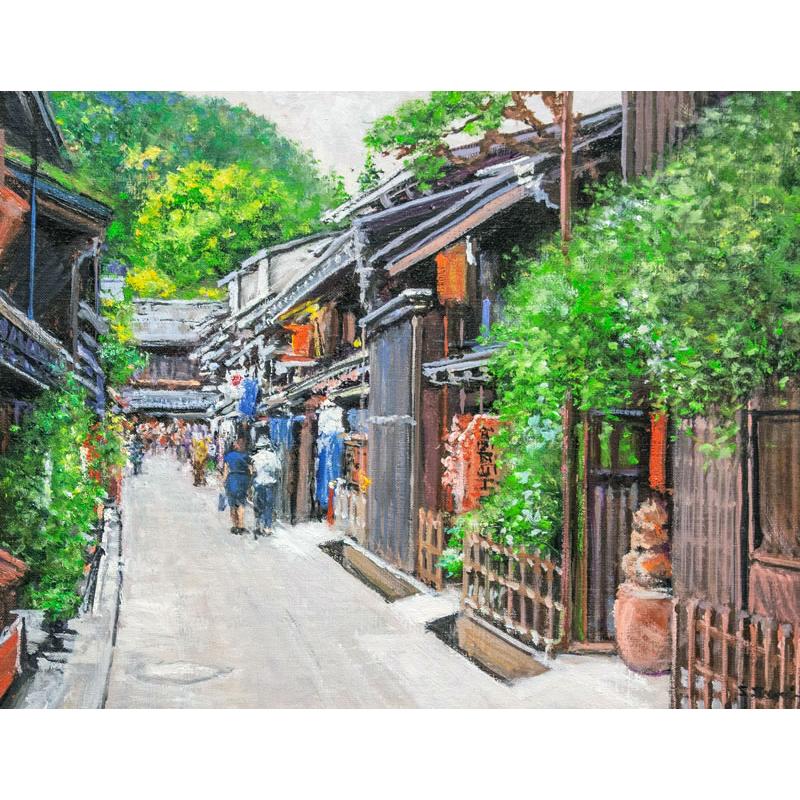 澤井 進 「 高山 」( 岐阜県高山市 ) 油絵 ・ 油彩画 F6 ( 6号 澤井 進 「 高山 」( 岐阜県高山市 ) 油絵 ・ 油彩画 F6 ( 6号