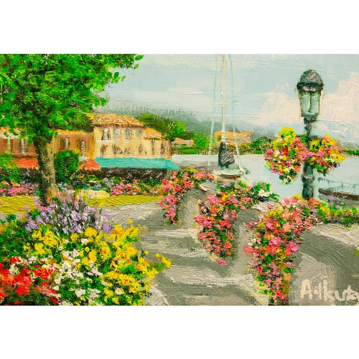 生田 明 「 グラナダ 」 油絵 ・ 油彩画 SM ( サムホール ) 絵画 生田 明 「 グラナダ 」 油絵 ・ 油彩画 SM ( サムホール ) 絵画