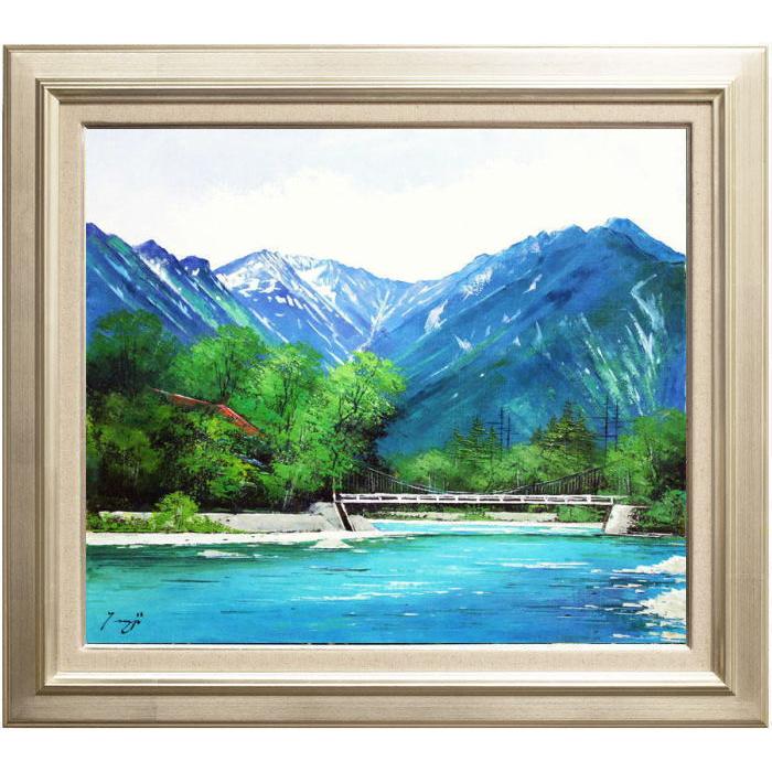 F10油絵 長野初夏風景
