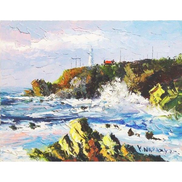 中條裕一郎 『潮の岬』 油絵 F6（6号） : 内田画廊 - 通販
