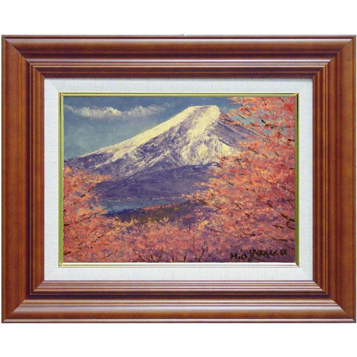 小川久雄【八ヶ岳を望む】F8　八ヶ岳　肉筆サイン　油絵 小川久雄【八ヶ岳を望む】F8 八ヶ岳 肉筆サイン 油絵