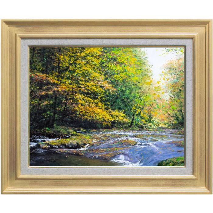 澤井 進 『菊池渓谷』 油絵・油彩画 F6(6号) 絵画 日本の風景 澤井 進 『菊池渓谷』 油絵・油彩画 F6(6号) 絵画 日本の風景
