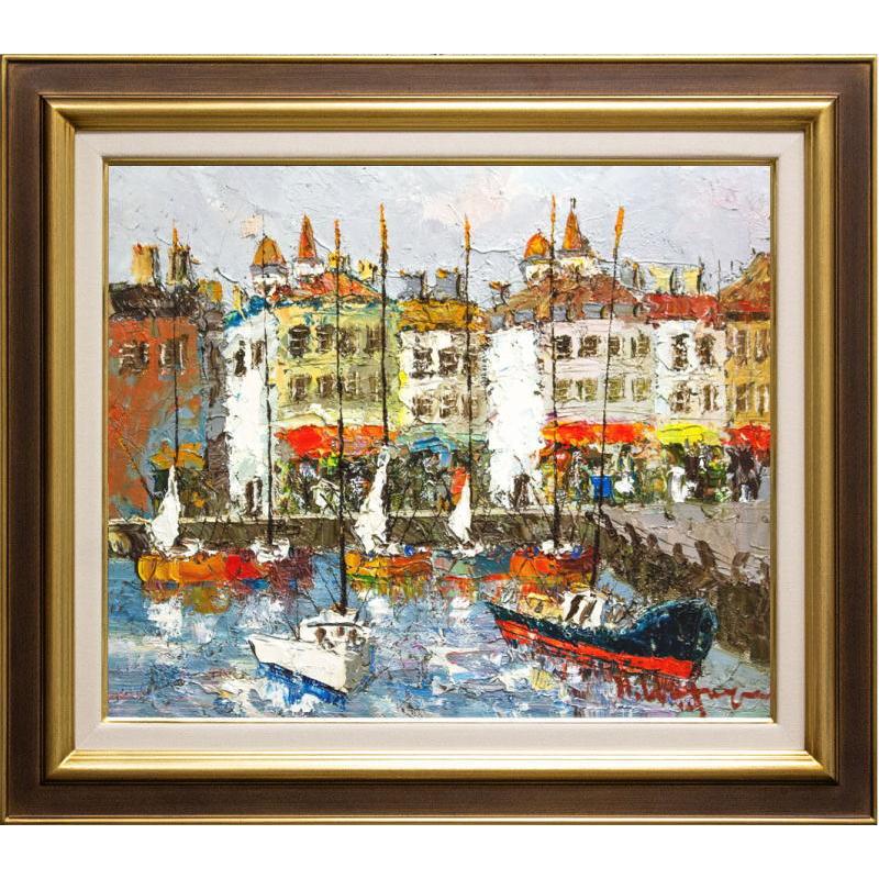 渡部ひでき 「 フエカン 」 油絵 ・ 油彩画 F8 ( 8号 ) : 内田画廊