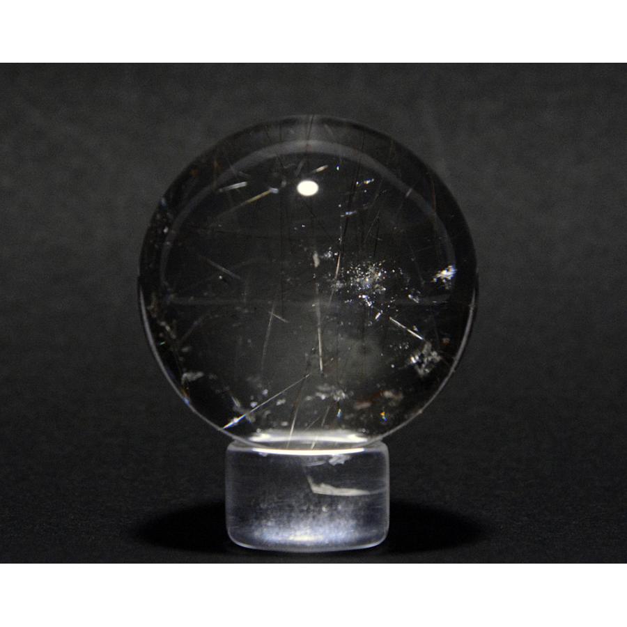 丸玉水晶　ルチル ルチル入り水晶丸玉29mm : ギャラリージェム - 通販 - Yahoo