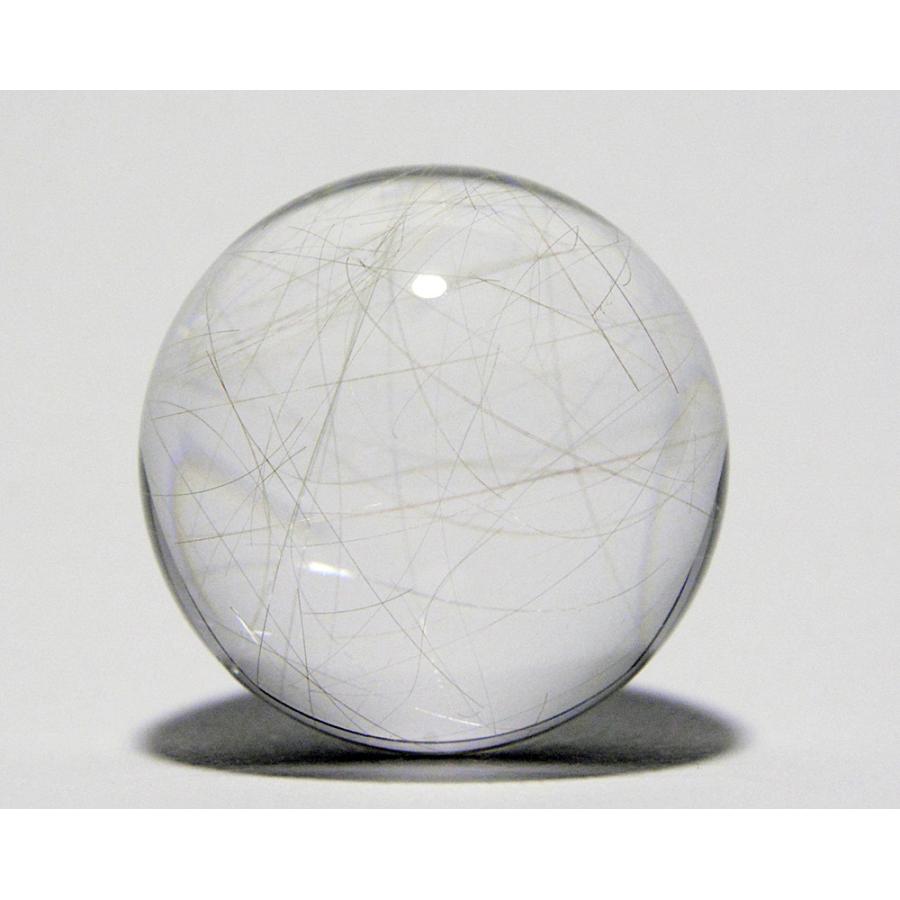 ルチル入り水晶丸玉28.6mm : ギャラリージェム - 通販 - Yahoo 