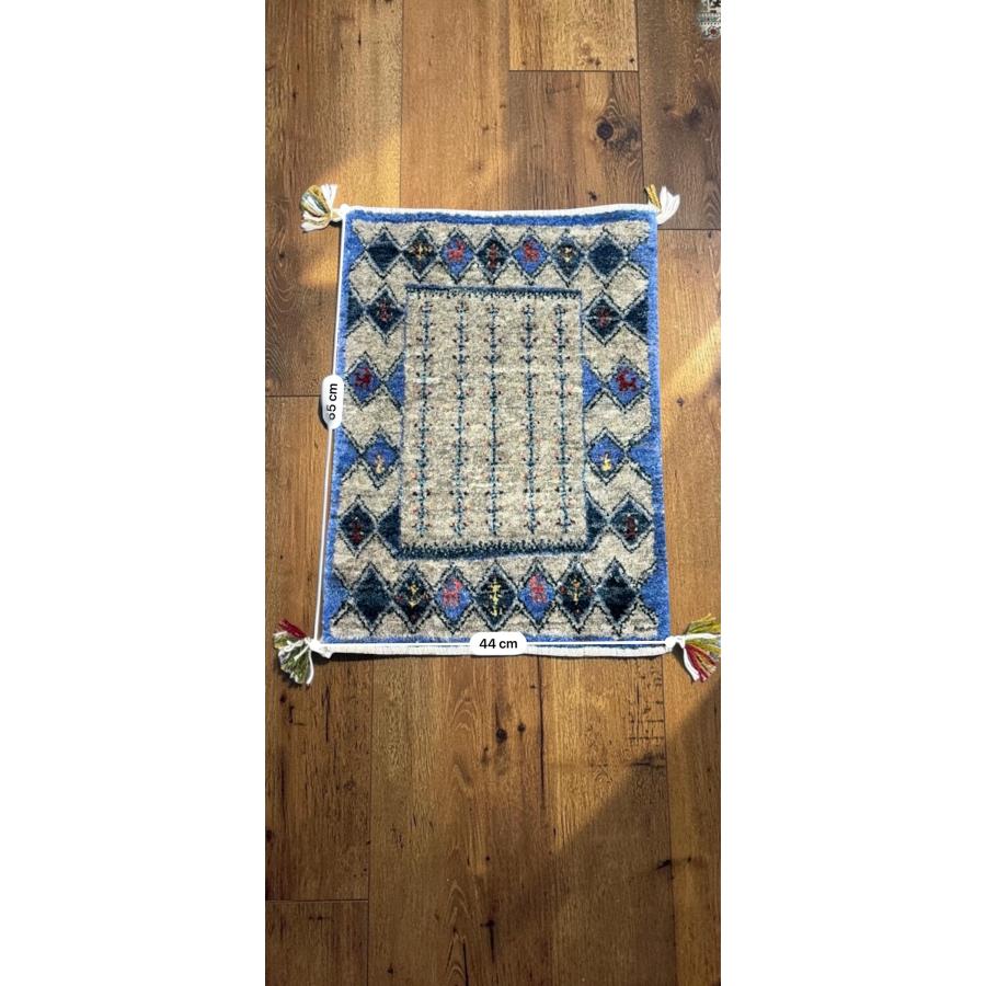 ギャッベ 玄関マット 玄関マットミニ 約40cmx60cm ペルシャ ギャべ