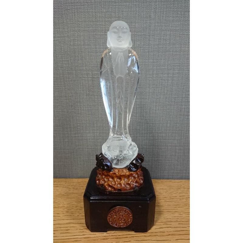 最高グレード水晶　仏像彫刻品　ブラジル産