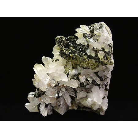 水晶エピドートクラスター　アフガニスタン産