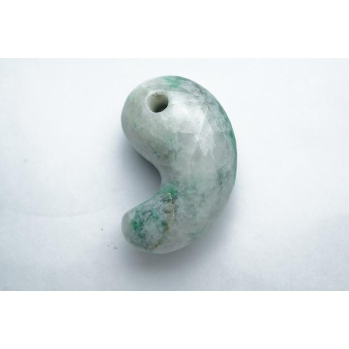 高品質糸魚川翡翠勾玉 Lサイズ 3Aグレード 【公式通販】