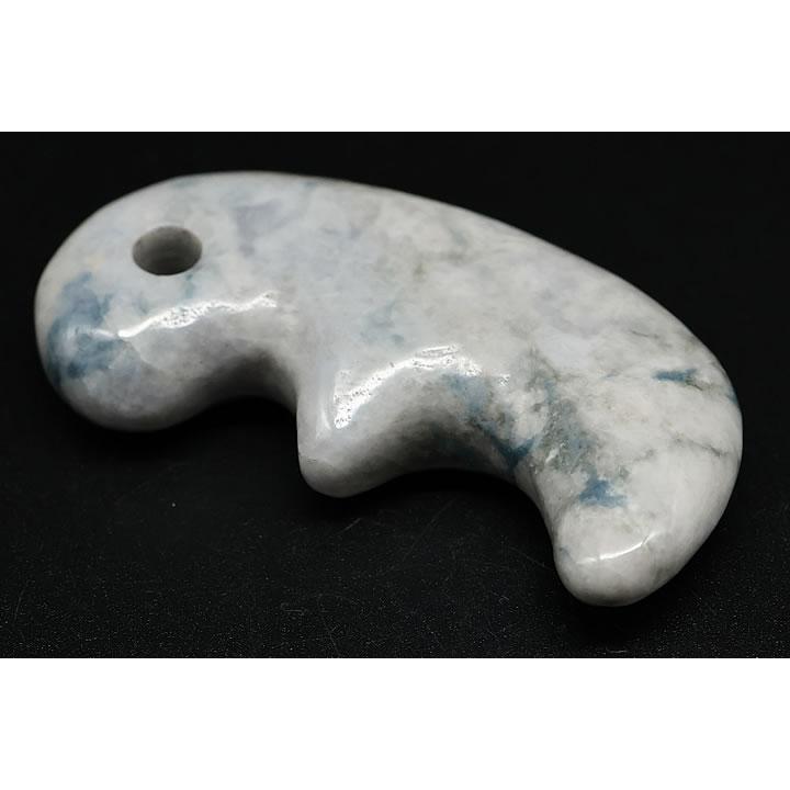 縄文期 極希少 糸魚川ろうかん翡翠異状蛇形勾玉 最高峰 古墳時代 出土石器