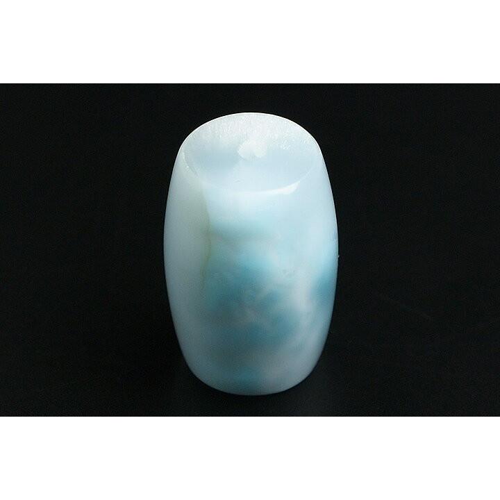 宝石質アイスラリマーバレルペンダントトップ