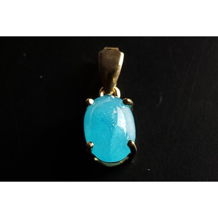 0.930ctヘミモルファイトペンダントトップ18金（エスペランサ）　ファイナルグレード＋＋　ソーティングメモ付き